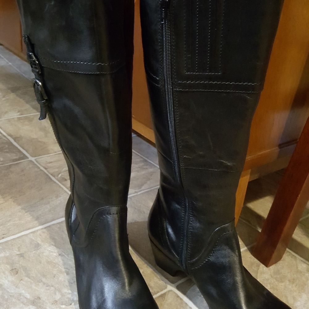 CLARKS Tall Leather Boots
